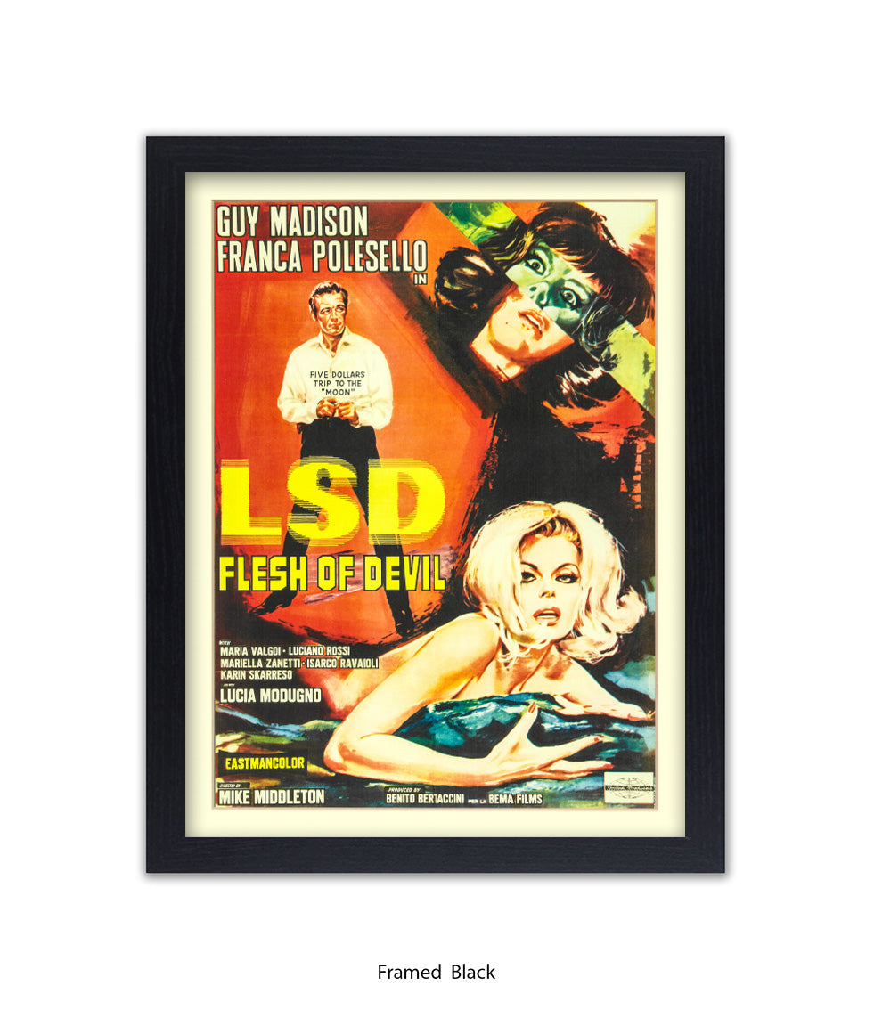 LSD - Flesh Of Devil - Art Print