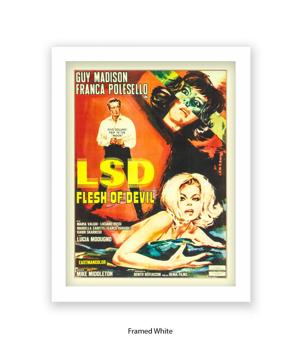 LSD - Flesh Of Devil - Art Print