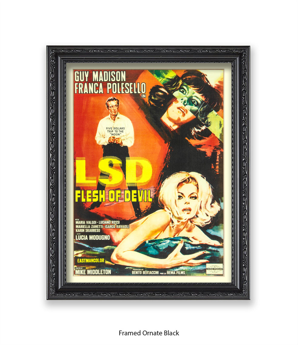 LSD - Flesh Of Devil - Art Print