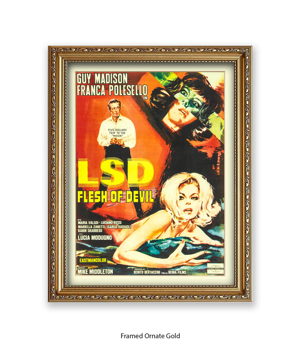 LSD - Flesh Of Devil - Art Print