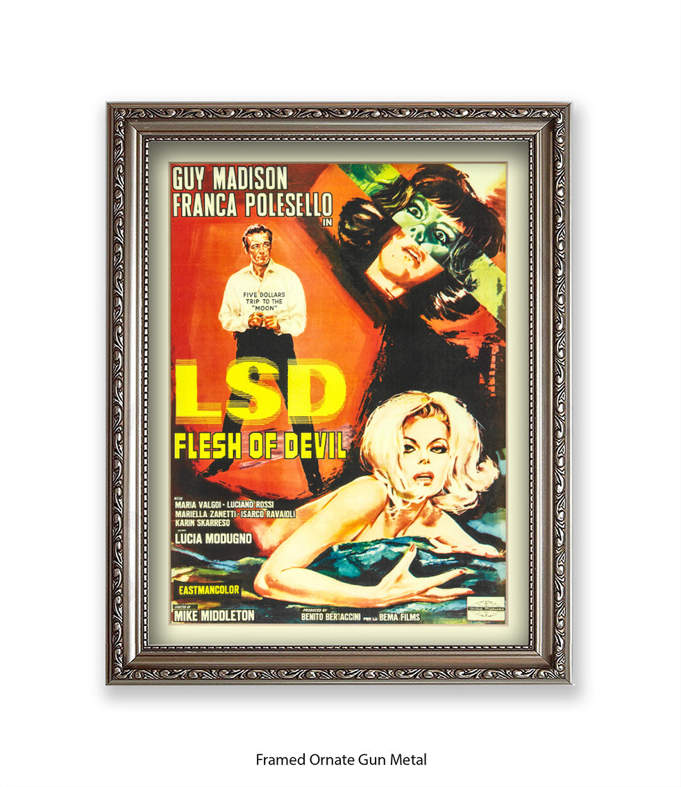 LSD - Flesh Of Devil - Art Print