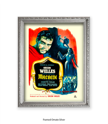 Macbeth - Orson Wells - Art Print