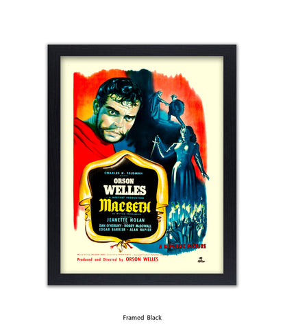Macbeth - Orson Wells - Art Print