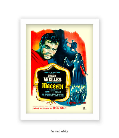 Macbeth - Orson Wells - Art Print