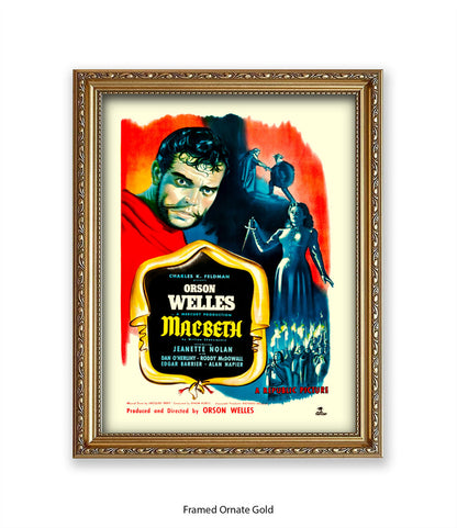 Macbeth - Orson Wells - Art Print