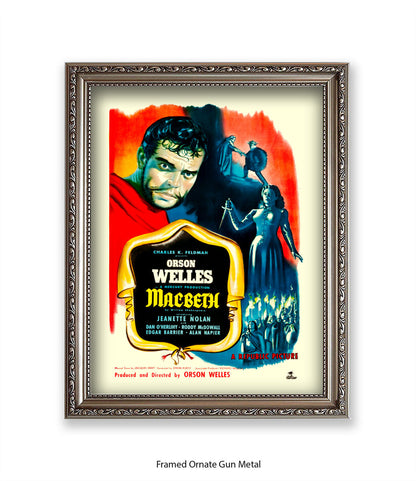 Macbeth - Orson Wells - Art Print