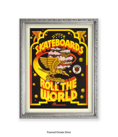 Skateboards Rule The World Art Print