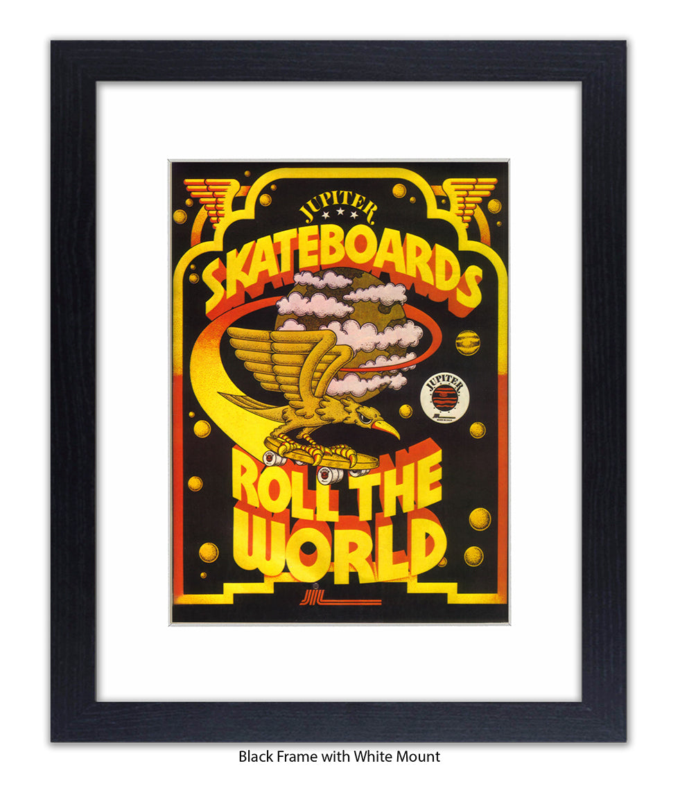 Skateboards Rule The World Art Print