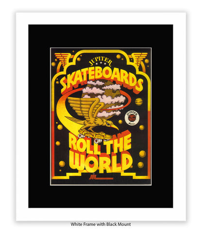 Skateboards Rule The World Art Print