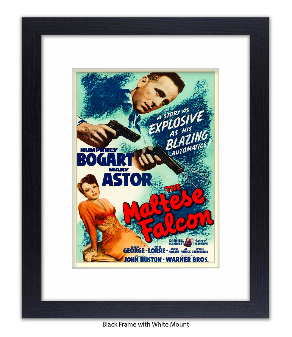 Maltese Falcon - Humphrey Bogart - Art Print