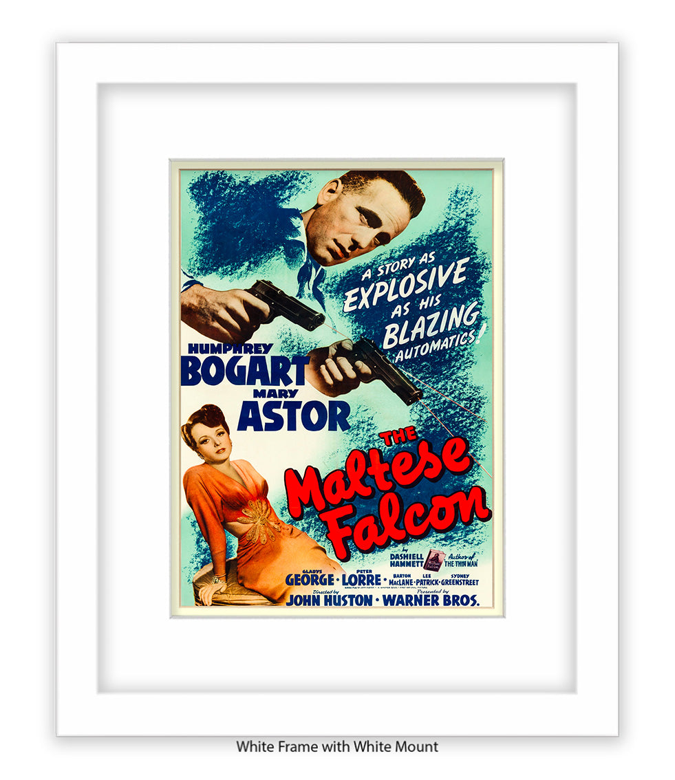 Maltese Falcon - Humphrey Bogart - Art Print