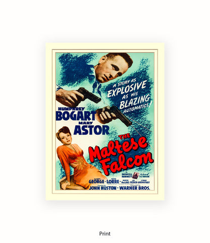 Maltese Falcon - Humphrey Bogart - Art Print