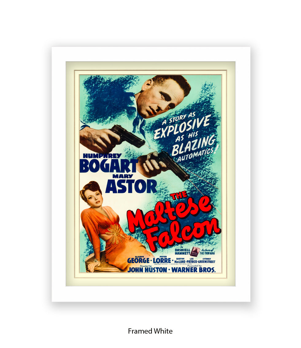 Maltese Falcon - Humphrey Bogart - Art Print