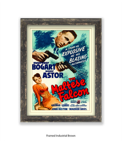 Maltese Falcon - Humphrey Bogart - Art Print