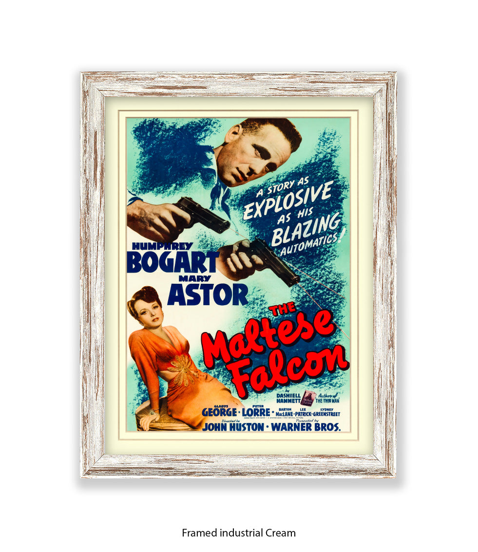 Maltese Falcon - Humphrey Bogart - Art Print