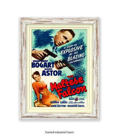 Maltese Falcon - Humphrey Bogart - Art Print