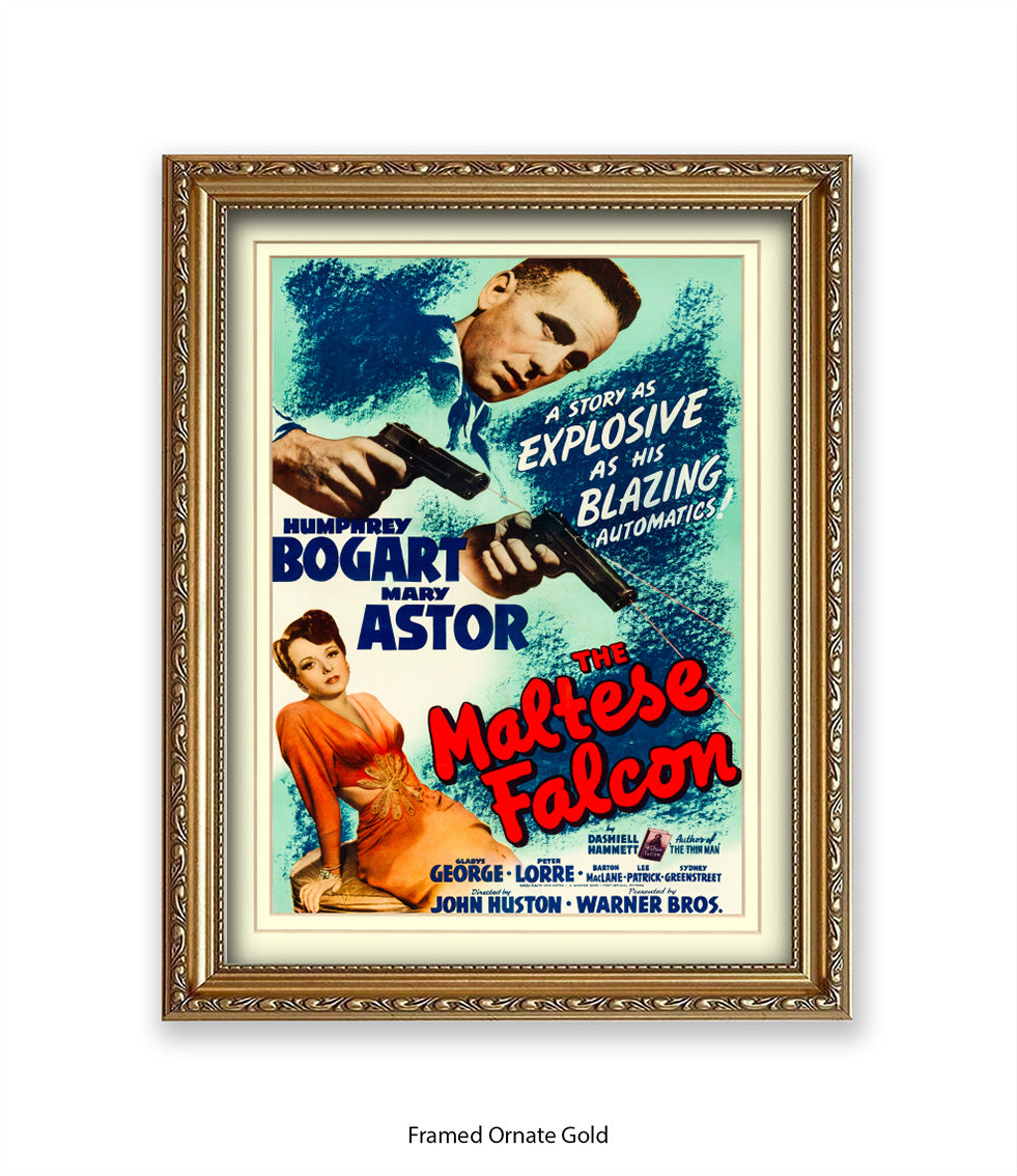 Maltese Falcon - Humphrey Bogart - Art Print