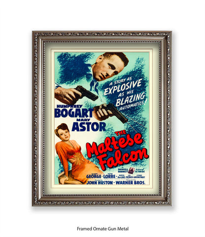 Maltese Falcon - Humphrey Bogart - Art Print