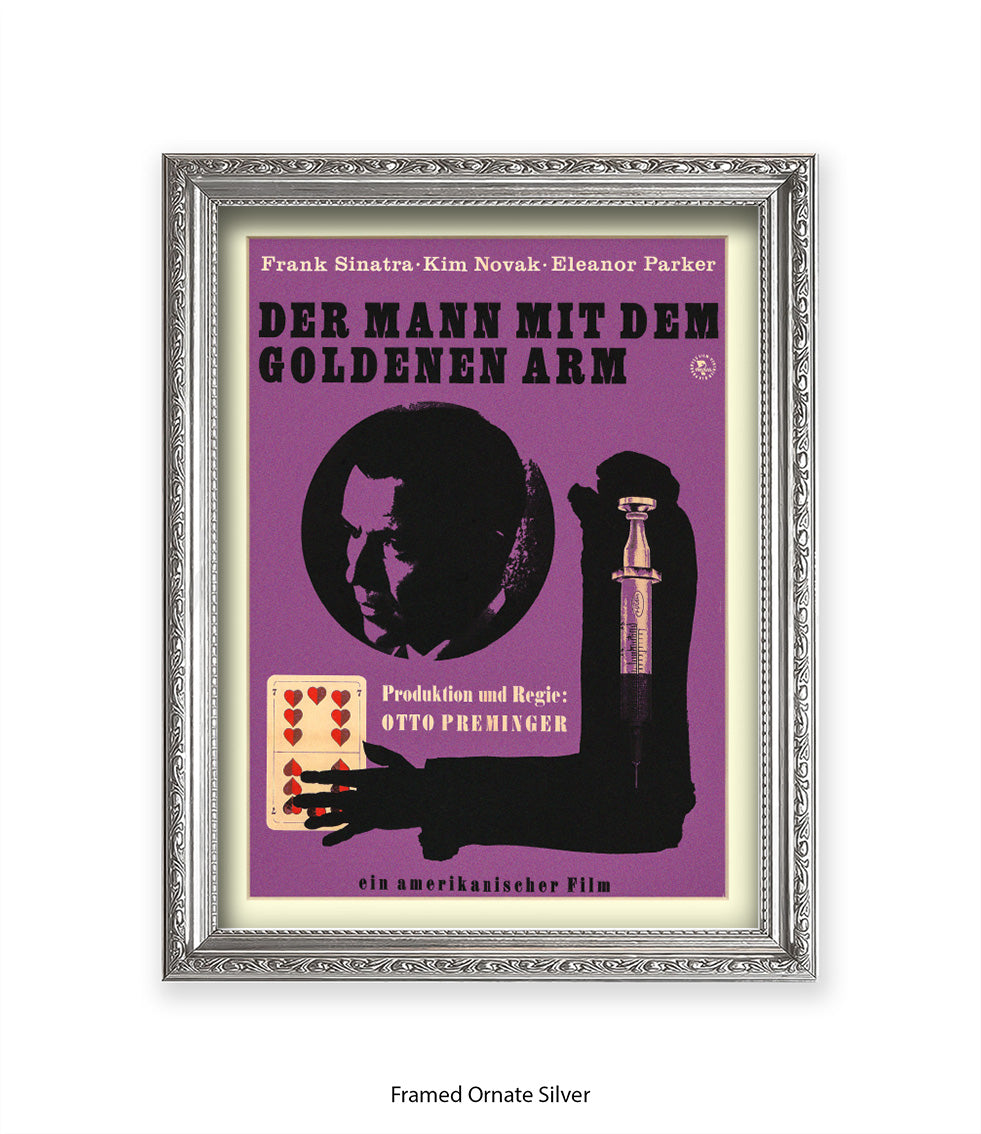 Man With The Golden Arm - DER GERMAN - Art Print