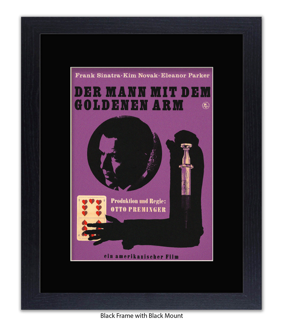 Man With The Golden Arm - DER GERMAN - Art Print
