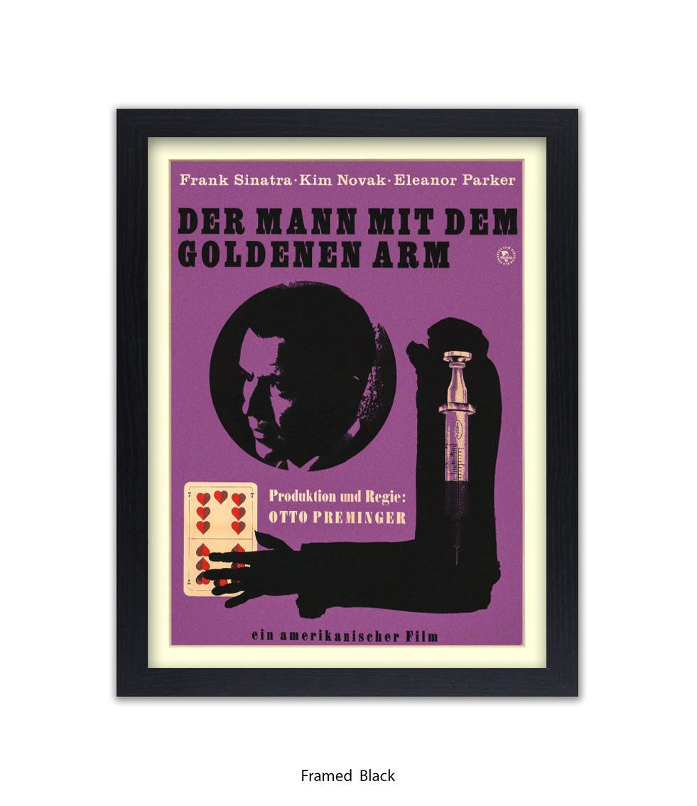 Man With The Golden Arm - DER GERMAN - Art Print