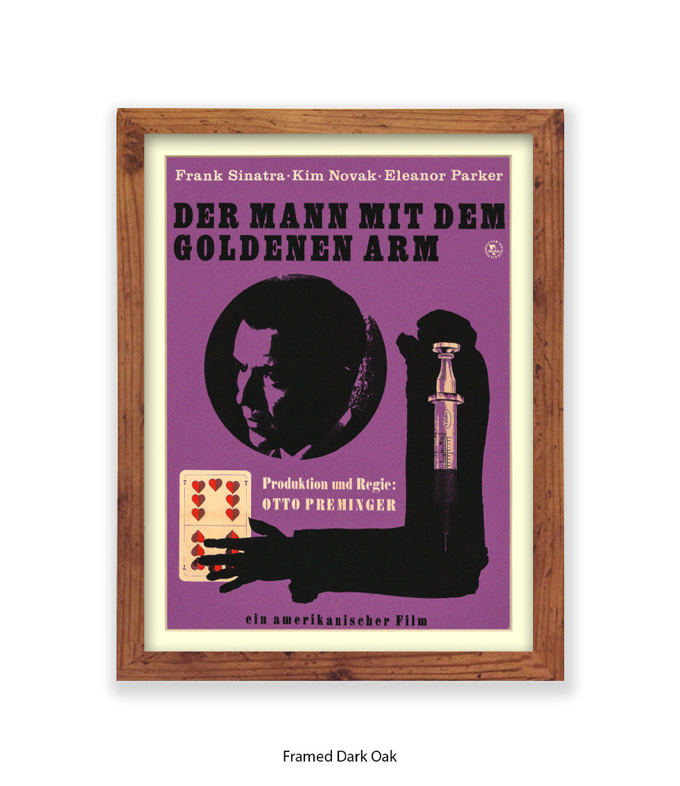 Man With The Golden Arm - DER GERMAN - Art Print