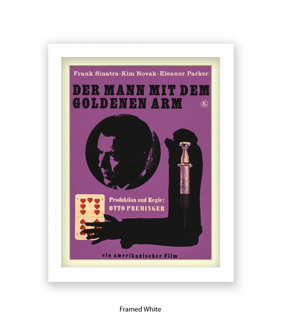 Man With The Golden Arm - DER GERMAN - Art Print