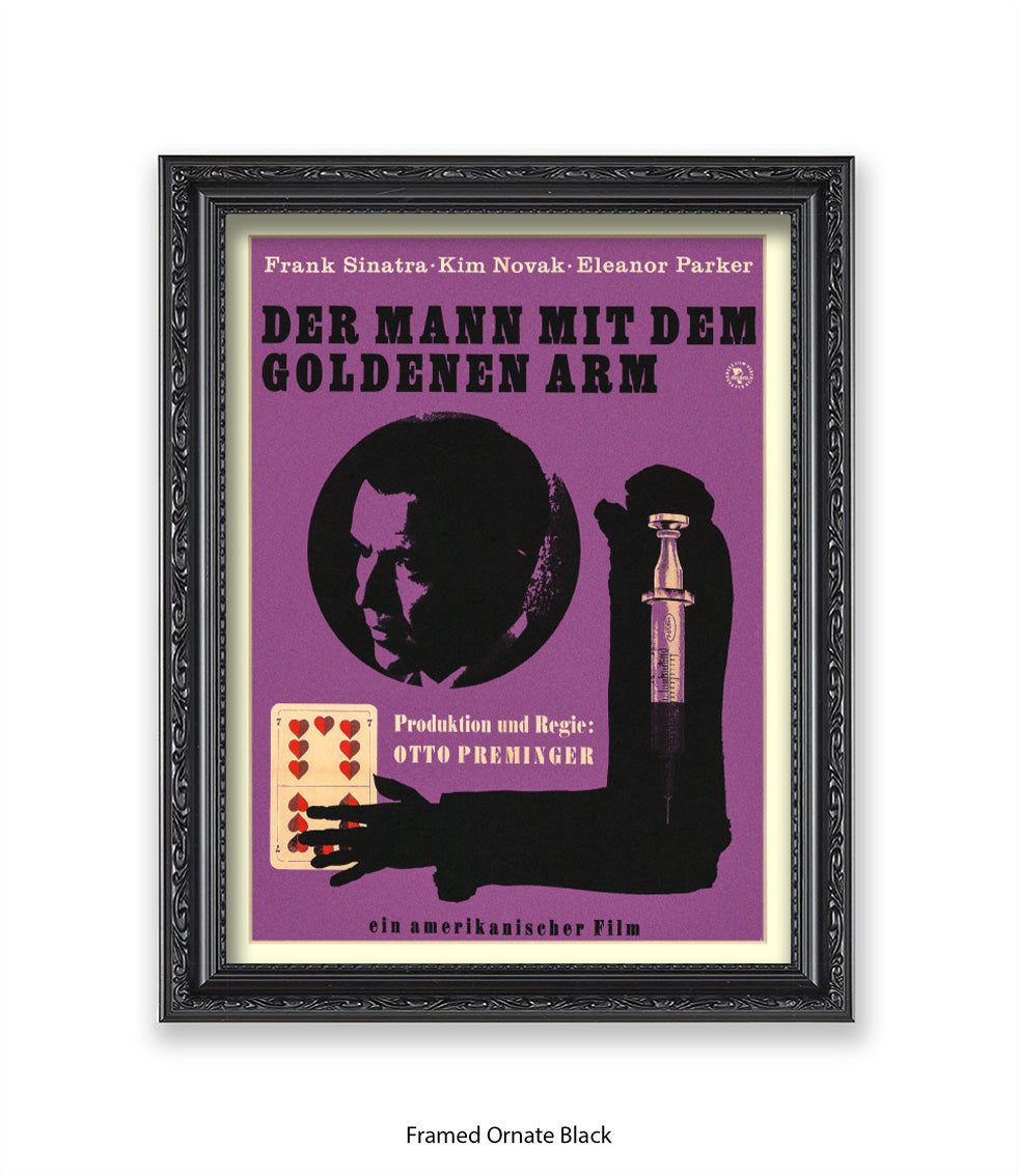 Man With The Golden Arm - DER GERMAN - Art Print