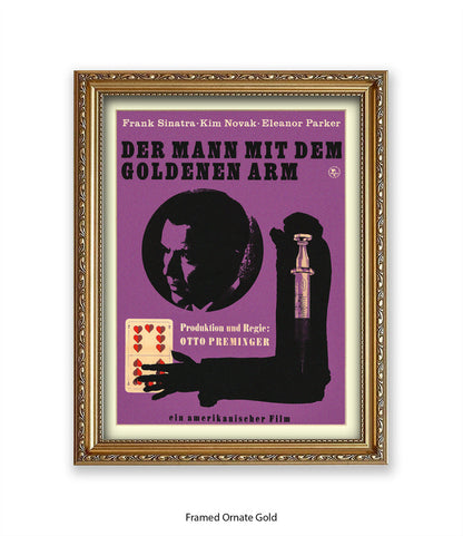 Man With The Golden Arm - DER GERMAN - Art Print
