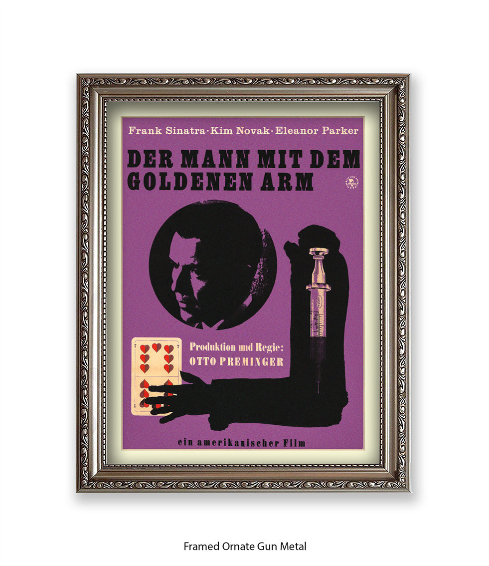 Man With The Golden Arm - DER GERMAN - Art Print