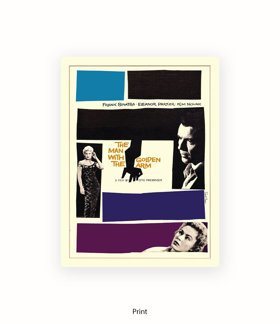 Man With The Golden Arm - 3 Characters - Art Print