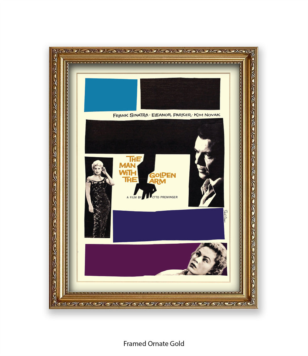 Man With The Golden Arm - 3 Characters - Art Print