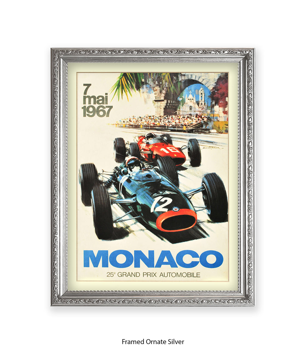 Monaco 7 Mai 1967 Art Print