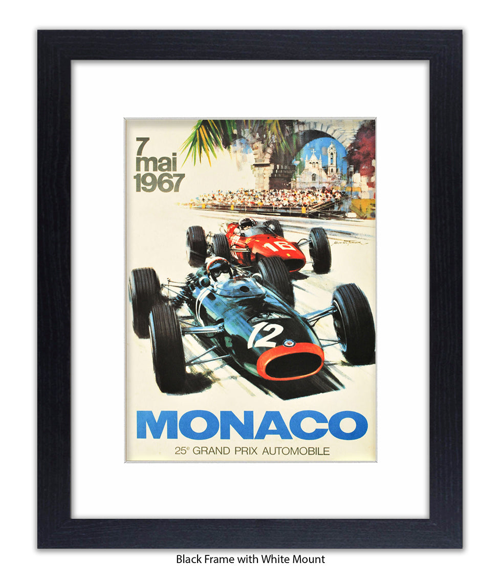 Monaco 7 Mai 1967 Art Print