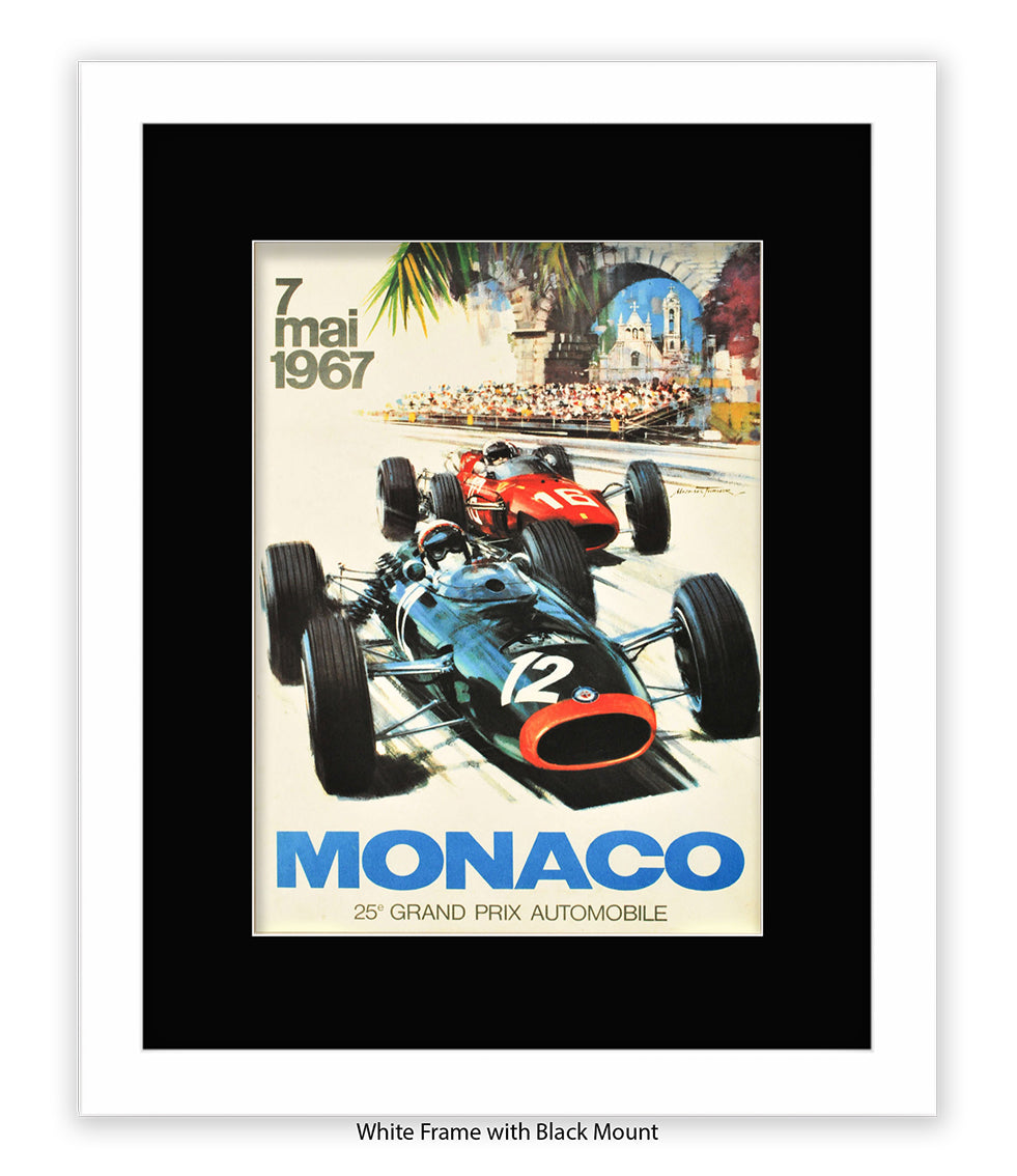 Monaco 7 Mai 1967 Art Print
