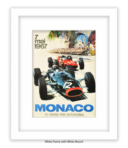 Monaco 7 Mai 1967 Art Print