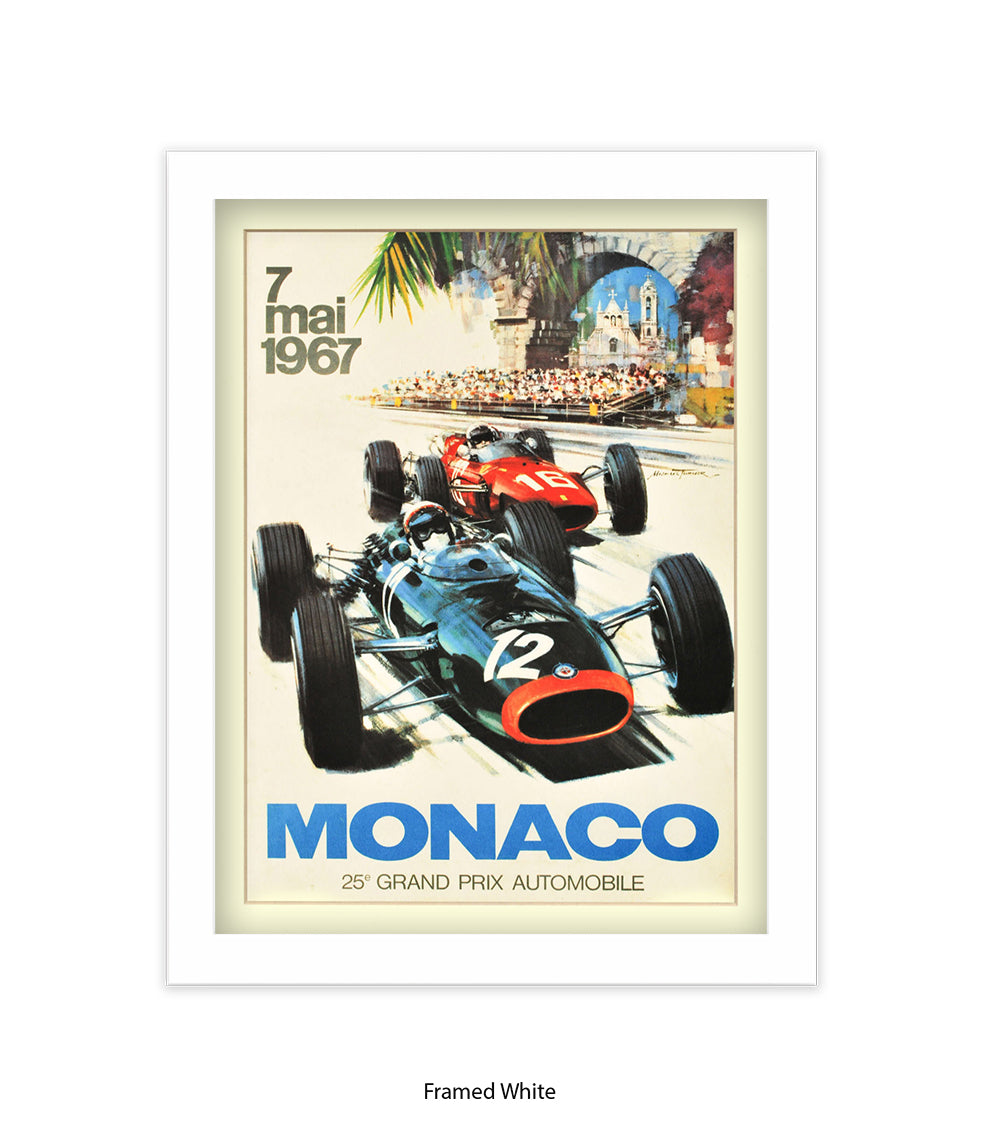 Monaco 7 Mai 1967 Art Print