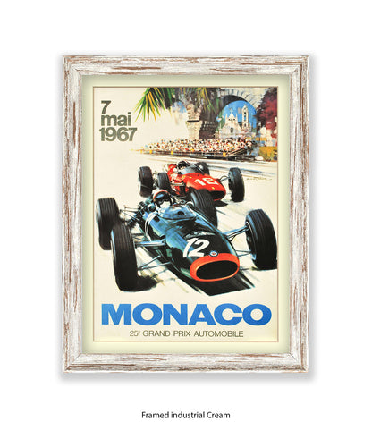 Monaco 7 Mai 1967 Art Print