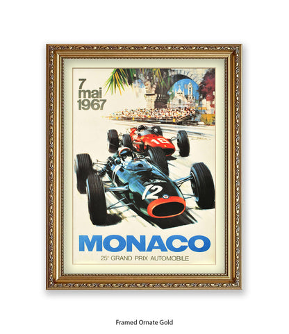 Monaco 7 Mai 1967 Art Print