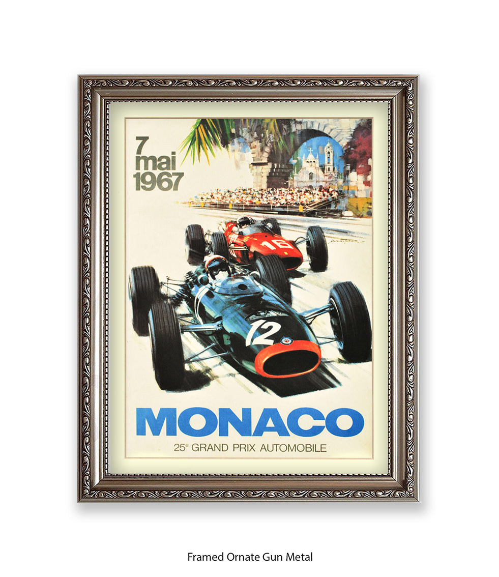 Monaco 7 Mai 1967 Art Print