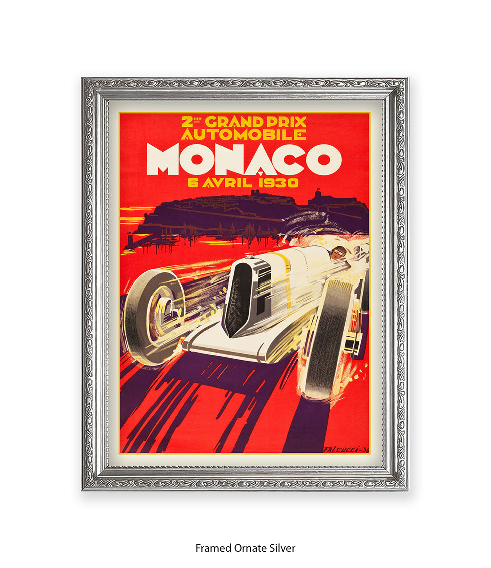 Monaco  6 Avril 1930 Art Print