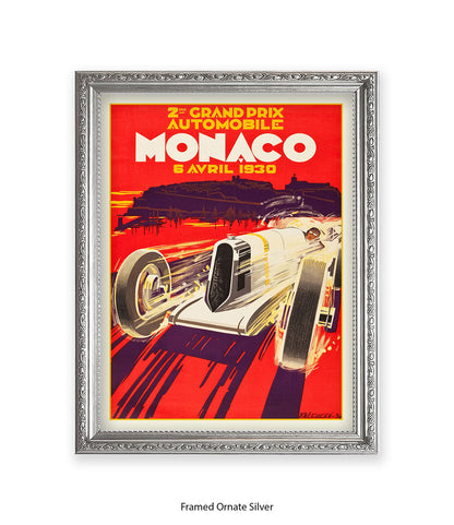 Monaco  6 Avril 1930 Art Print