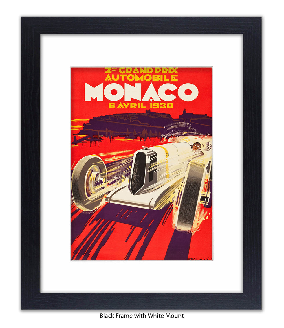 Monaco  6 Avril 1930 Art Print