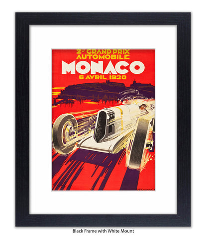 Monaco  6 Avril 1930 Art Print