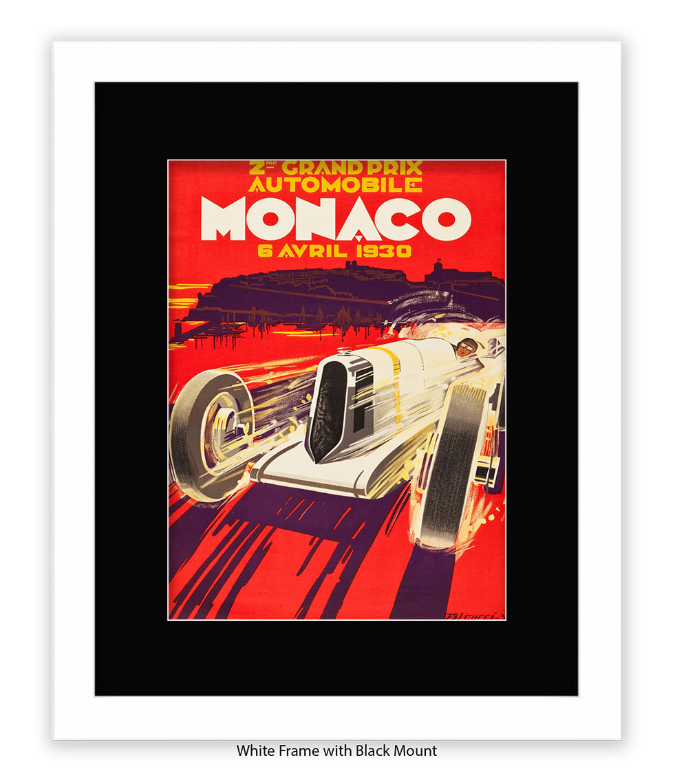 Monaco  6 Avril 1930 Art Print