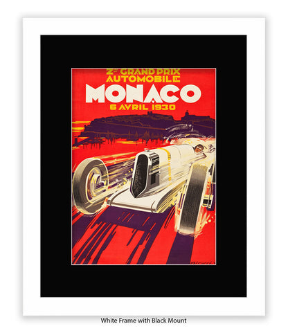 Monaco  6 Avril 1930 Art Print