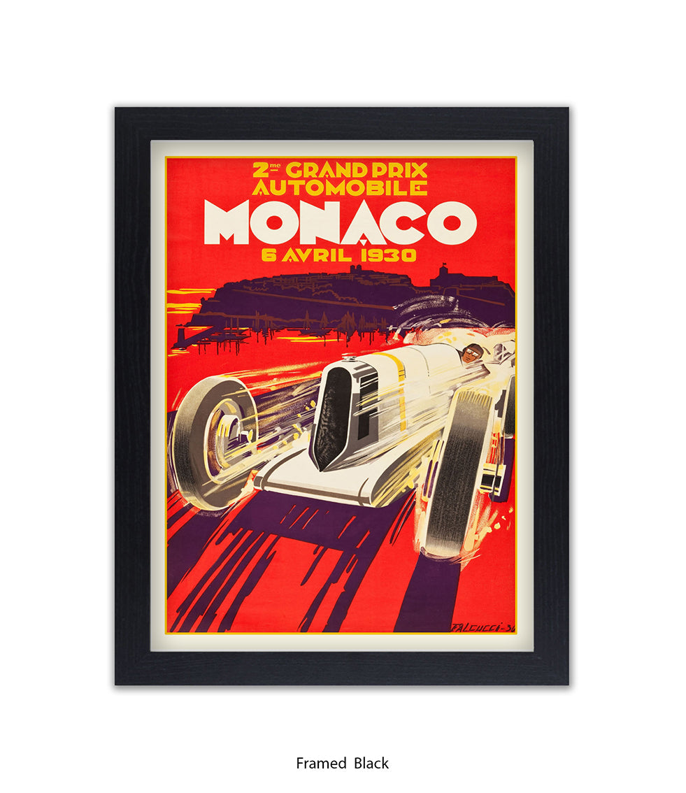 Monaco  6 Avril 1930 Art Print