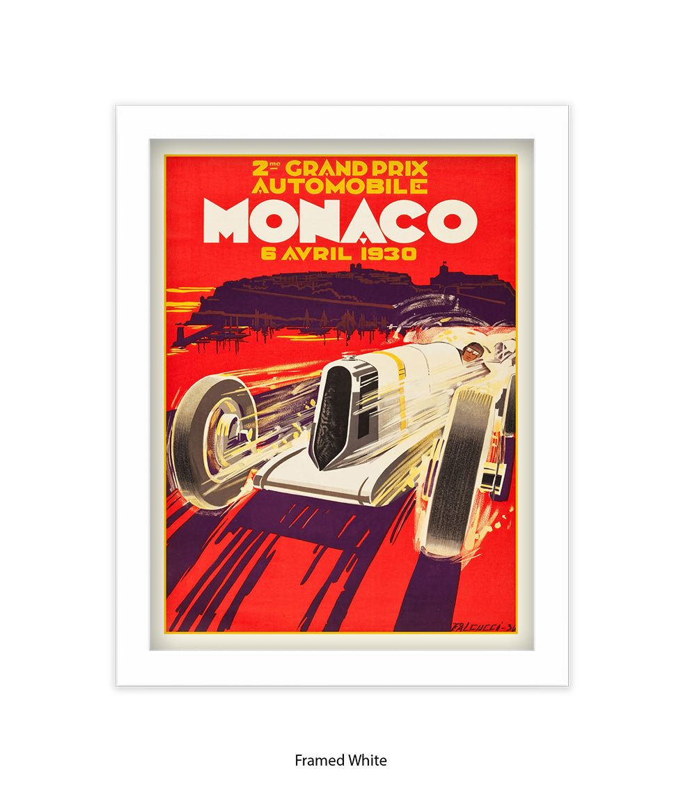 Monaco  6 Avril 1930 Art Print