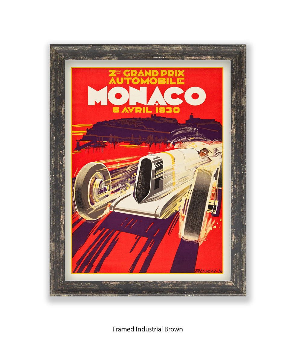 Monaco  6 Avril 1930 Art Print