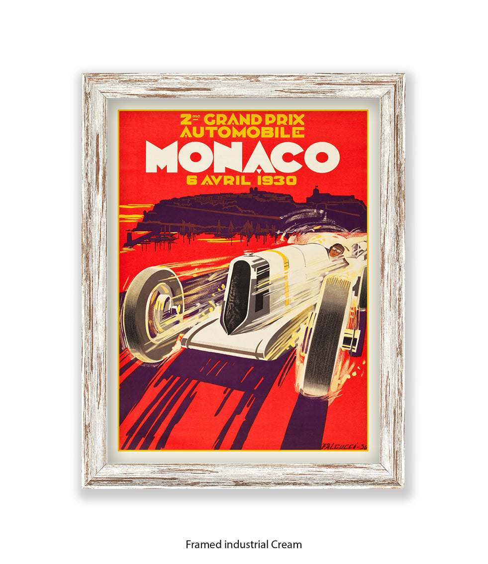 Monaco  6 Avril 1930 Art Print
